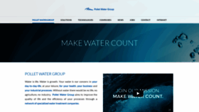 What Polletwatergroup.com website looked like in 2020 (3 years ago)