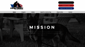 What Paws4liberty.org website looked like in 2020 (3 years ago)