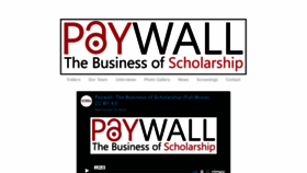 What Paywallthemovie.com website looked like in 2020 (3 years ago)