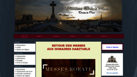 What Paroissesaintroch.fr website looked like in 2020 (3 years ago)