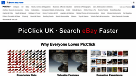 What Picclick.co.uk website looked like in 2020 (3 years ago)