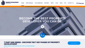What Propertydevelopmentworkshops.com.au website looked like in 2020 (3 years ago)