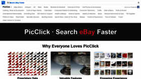 What Picclickimg.com website looked like in 2020 (3 years ago)