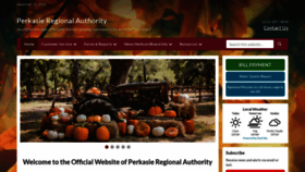 What Perkasieauthority.org website looked like in 2020 (4 years ago)