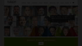 What Podium-redner.de website looked like in 2020 (3 years ago)