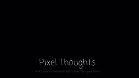 What Pixelthoughts.co website looked like in 2020 (4 years ago)