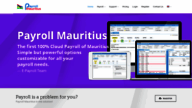 What Payrollmauritius.com website looked like in 2020 (3 years ago)