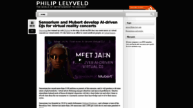 What Philiplelyveld.com website looked like in 2020 (3 years ago)