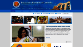 What Puc.edu.kh website looked like in 2020 (3 years ago)