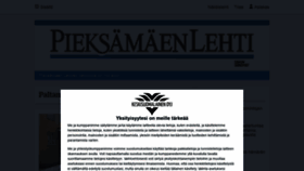 What Pieksamaenlehti.fi website looked like in 2020 (3 years ago)