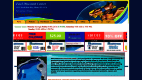 What Pooldiscount.com website looked like in 2020 (3 years ago)
