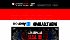 What Paintballgateway.com website looked like in 2020 (3 years ago)