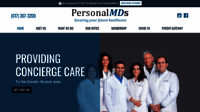What Personalmds.com website looked like in 2020 (3 years ago)