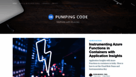 What Pumpingco.de website looked like in 2020 (3 years ago)