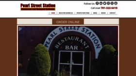 What Pearlstreetrestaurant.com website looked like in 2020 (3 years ago)