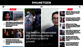 What Philnetizen.com website looked like in 2020 (3 years ago)