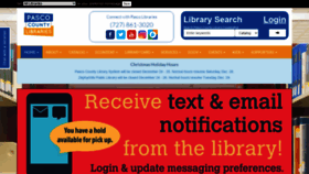 What Pascolibraries.org website looked like in 2020 (3 years ago)