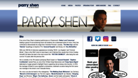 What Parryshen.com website looked like in 2020 (3 years ago)