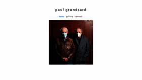 What Paulgrandsard.com website looked like in 2020 (3 years ago)