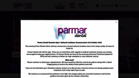 What Parmardental.co.uk website looked like in 2020 (3 years ago)