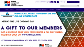 What Pmiscc.org website looked like in 2020 (3 years ago)