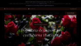 What Pogrebnistvo-bratusa.si website looked like in 2020 (3 years ago)