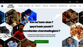 What Profnavigator.uz website looked like in 2020 (4 years ago)