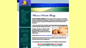 What Paradisetherapy.com website looked like in 2020 (3 years ago)