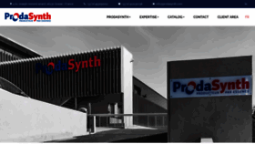 What Prodasynth.com website looked like in 2020 (3 years ago)