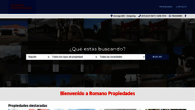 What Propiedadesromano.com website looked like in 2020 (3 years ago)