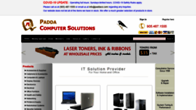 What Paddacs.com website looked like in 2020 (3 years ago)