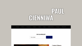 What Paulcienniwa.com website looked like in 2020 (3 years ago)