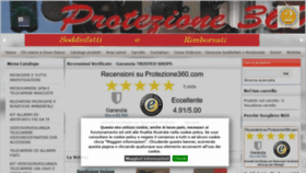 What Protezione360.com website looked like in 2020 (3 years ago)