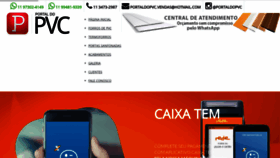 What Portaldopvc.com.br website looked like in 2020 (3 years ago)