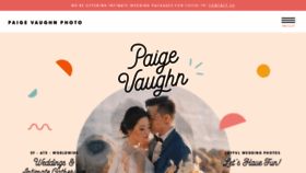 What Paigevaughnphoto.com website looked like in 2020 (3 years ago)