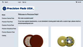 What Precisionpads.com website looked like in 2020 (3 years ago)