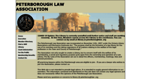 What Peterboroughlaw.org website looked like in 2020 (3 years ago)