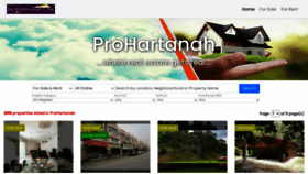 What Prohartanah.com website looked like in 2020 (3 years ago)