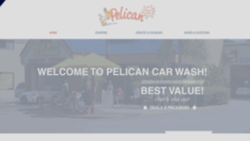 What Pelicancarwash.com website looked like in 2020 (3 years ago)