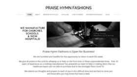 What Praisehymnfashions.com website looked like in 2020 (3 years ago)