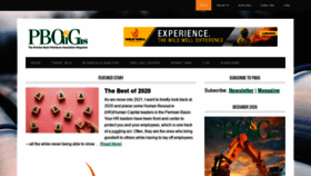 What Pboilandgasmagazine.com website looked like in 2020 (3 years ago)
