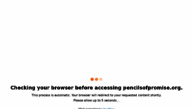 What Pencilsofpromise.org website looked like in 2020 (3 years ago)