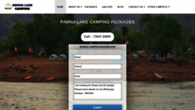 What Pawnalakecamping.net website looked like in 2020 (3 years ago)