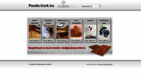 What Parafa-cork.hu website looked like in 2020 (3 years ago)