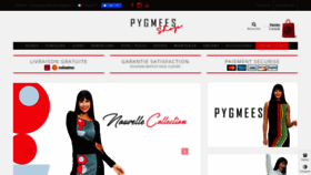 What Pygmees-shop.com website looked like in 2020 (3 years ago)
