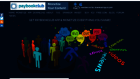 What Paybook.club website looked like in 2020 (3 years ago)