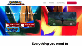 What Pokemonshieldmobile.site website looked like in 2020 (3 years ago)