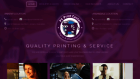 What Pcprintcenter.com website looked like in 2020 (3 years ago)