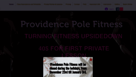 What Providencepolefitness.com website looked like in 2020 (3 years ago)