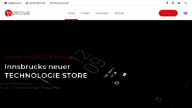 What Piccus.at website looked like in 2020 (5 years ago)